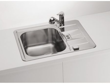 The Line Maxim 60 Single Bowl Sink from Alveus is the perfect sink for any kitchen with its practical, functional design.
